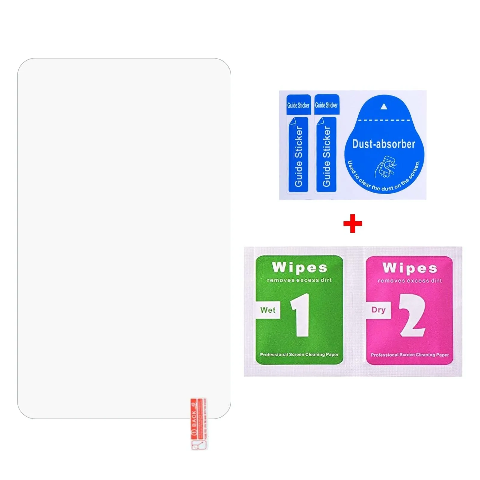2-Pack Tempered Glass Film For Blu M8L Tablet - 9H 2.5D Explosion-Proof