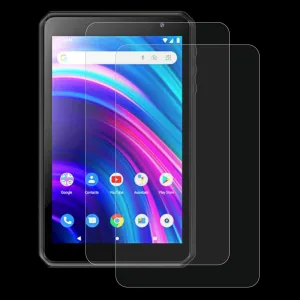 2-Pack Tempered Glass Film For Blu M8L Tablet - 9H 2.5D Explosion-Proof