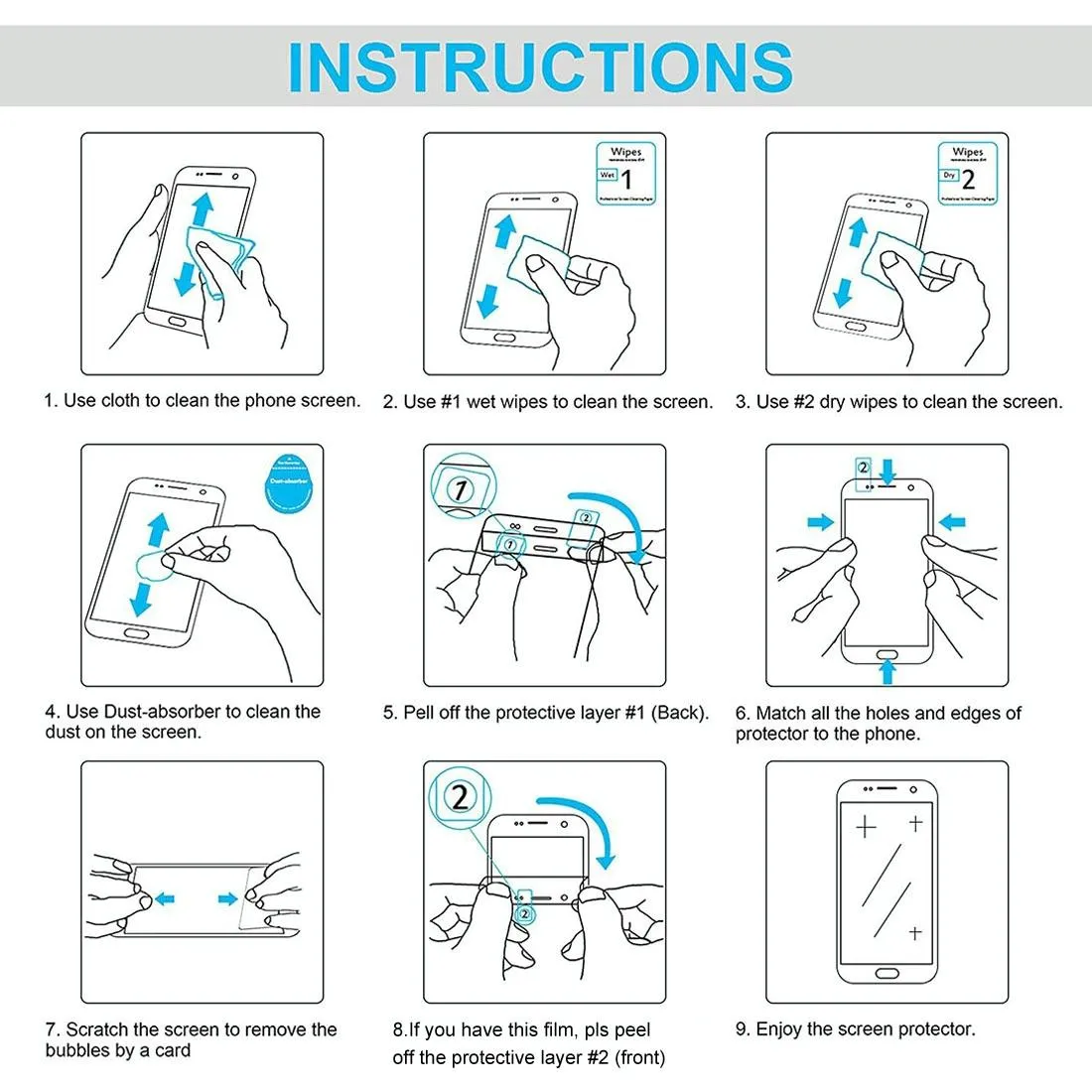 2-Pack Tempered Glass Film For Huawei Matepad Pro 10.4 - 9H 0.3Mm Explosion-Proof