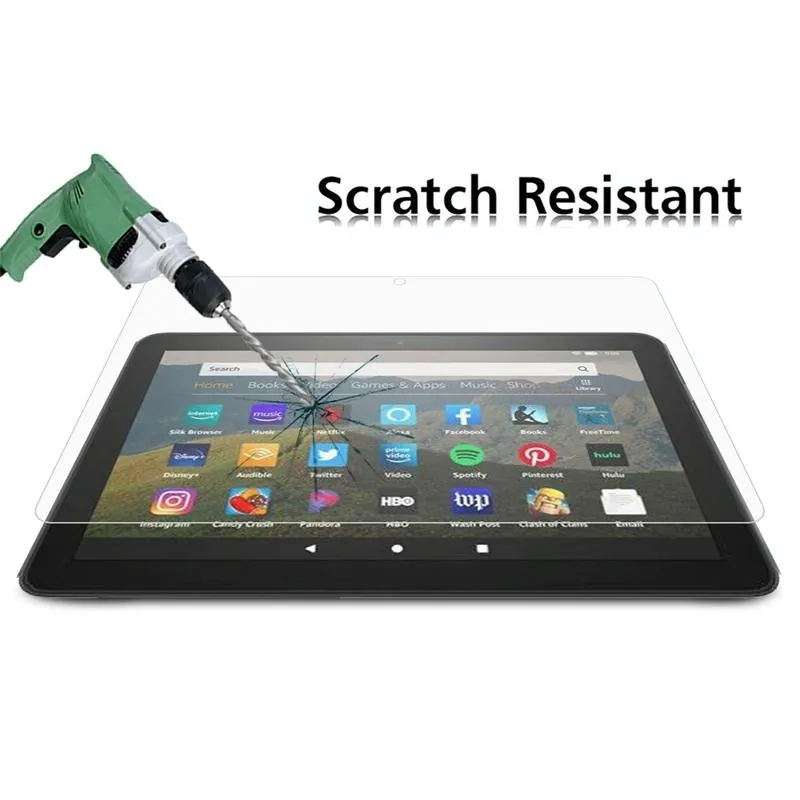 2021 Amazon Fire Hd 10 Plus Tempered Glass Film - 2 Pack