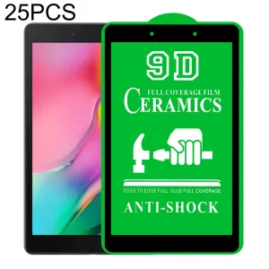 25-pack 9d Full Glue Ceramic Film for Samsung Galaxy Tab a 8.0 2019 - Full Screen