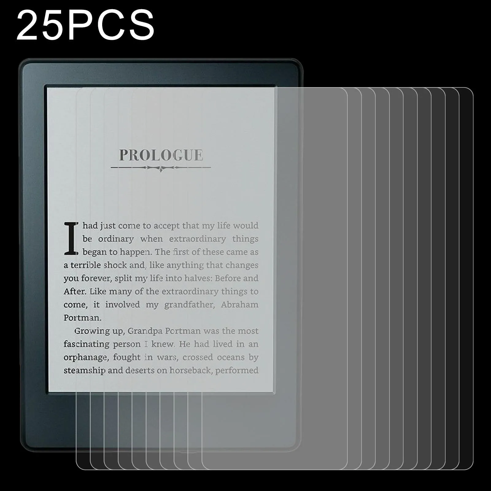 25-Pack Tempered Glass Film For Amazon Kindle 8Th Gen Tablet