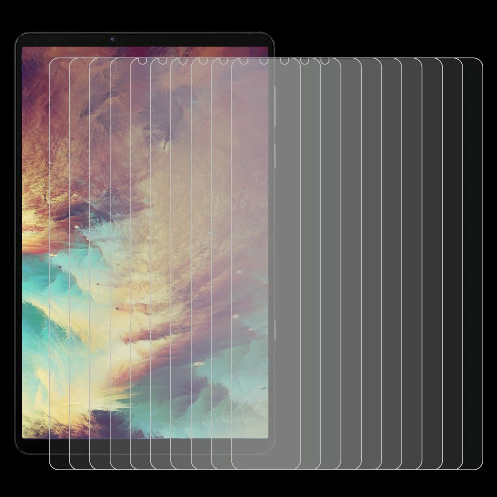 25-Pack Tempered Glass Film For Lenovo Legion Y700 Tablet - 9H 2.5D Explosion-Proof