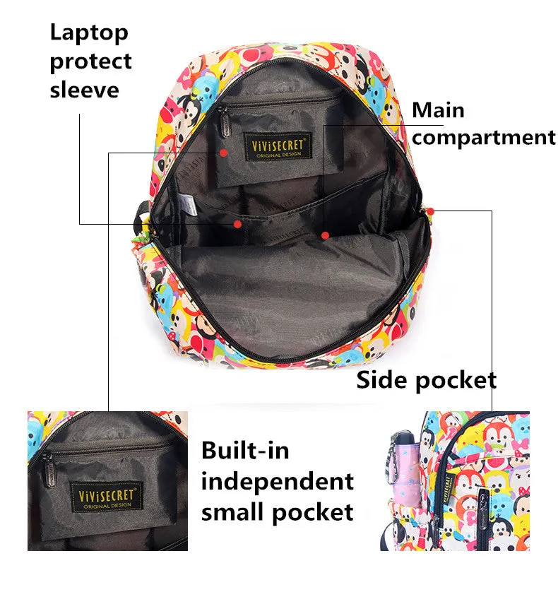 36cm Kids Backpack with Cartoon figures - Free Shipping to N.A.