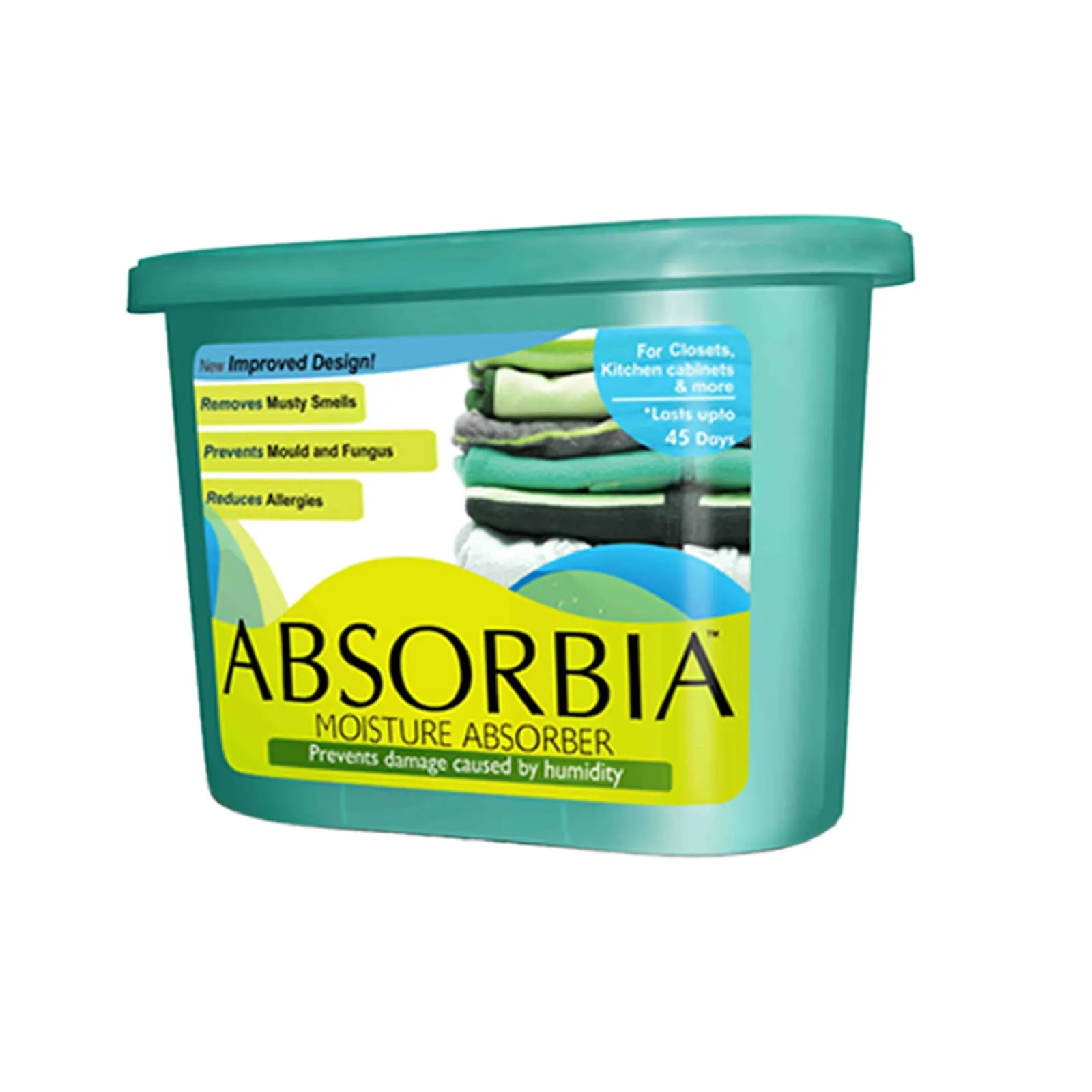 Absorbia Moisture Absorber | Absorbia Classic - Season Pack of 6 (600ml| Absorbia Moisture Absorber | Absorbia Sachet - Pack of 3 (200ml Each)| Dehumidifier for Wardrobe, Shoe racks,Cupboards & Closets…