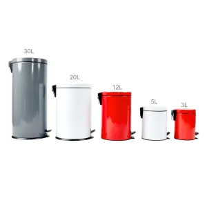 Adrien Lewis - Round Step Bin | 3 L, 5 L, 12 L, 20 L, 30 L