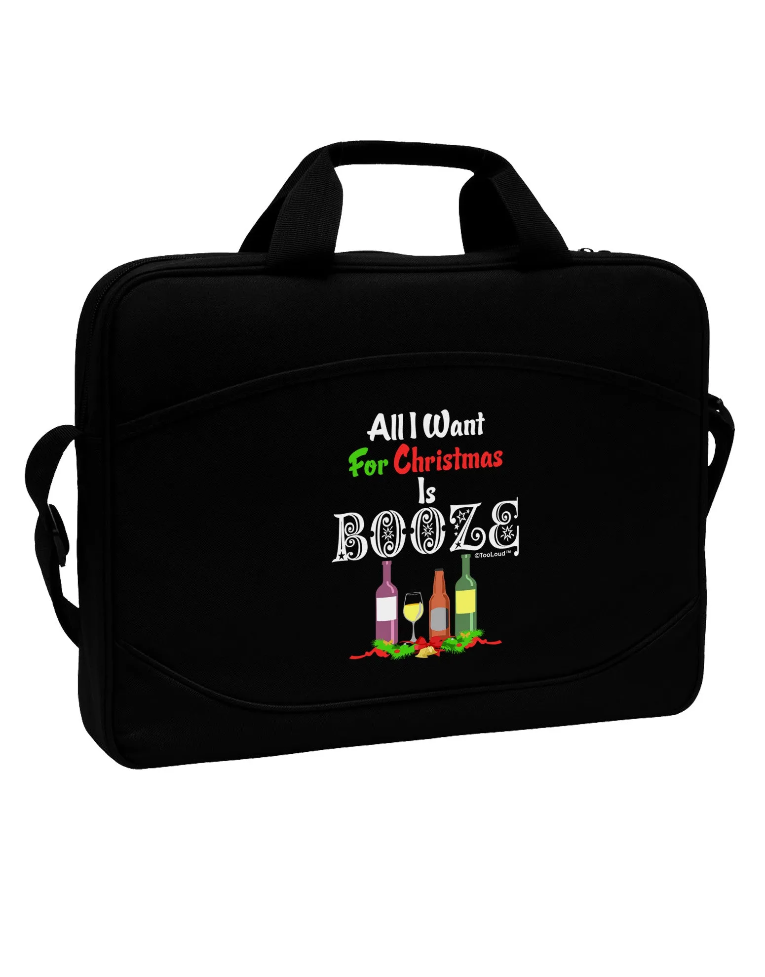 All I Want Is Booze 15&#x22; Dark Laptop / Tablet Case Bag