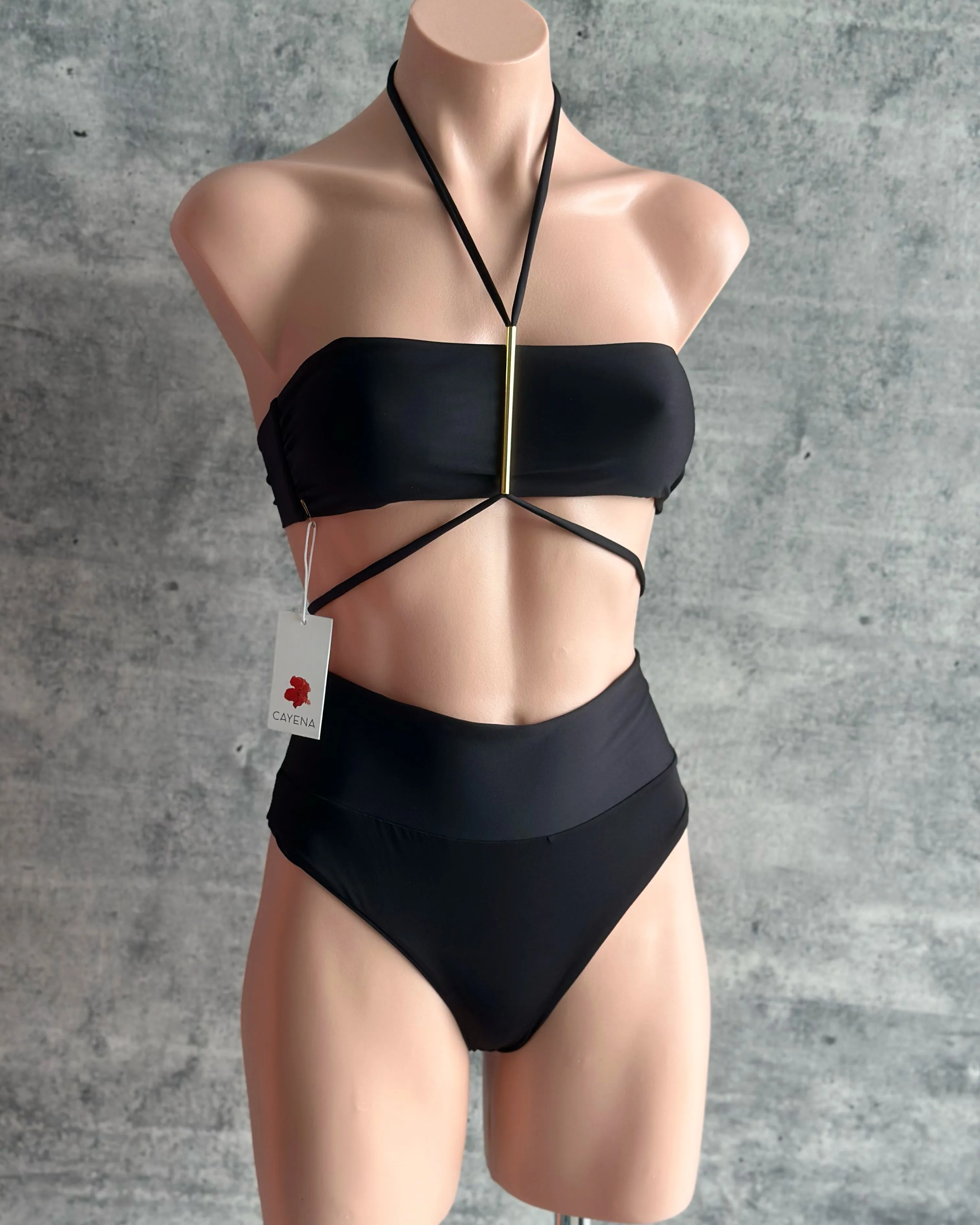 AMAZONAS BIKINI SET high waisted Bandeau