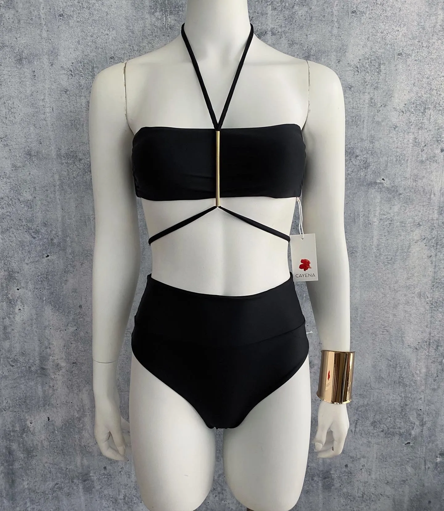 AMAZONAS BIKINI SET high waisted Bandeau