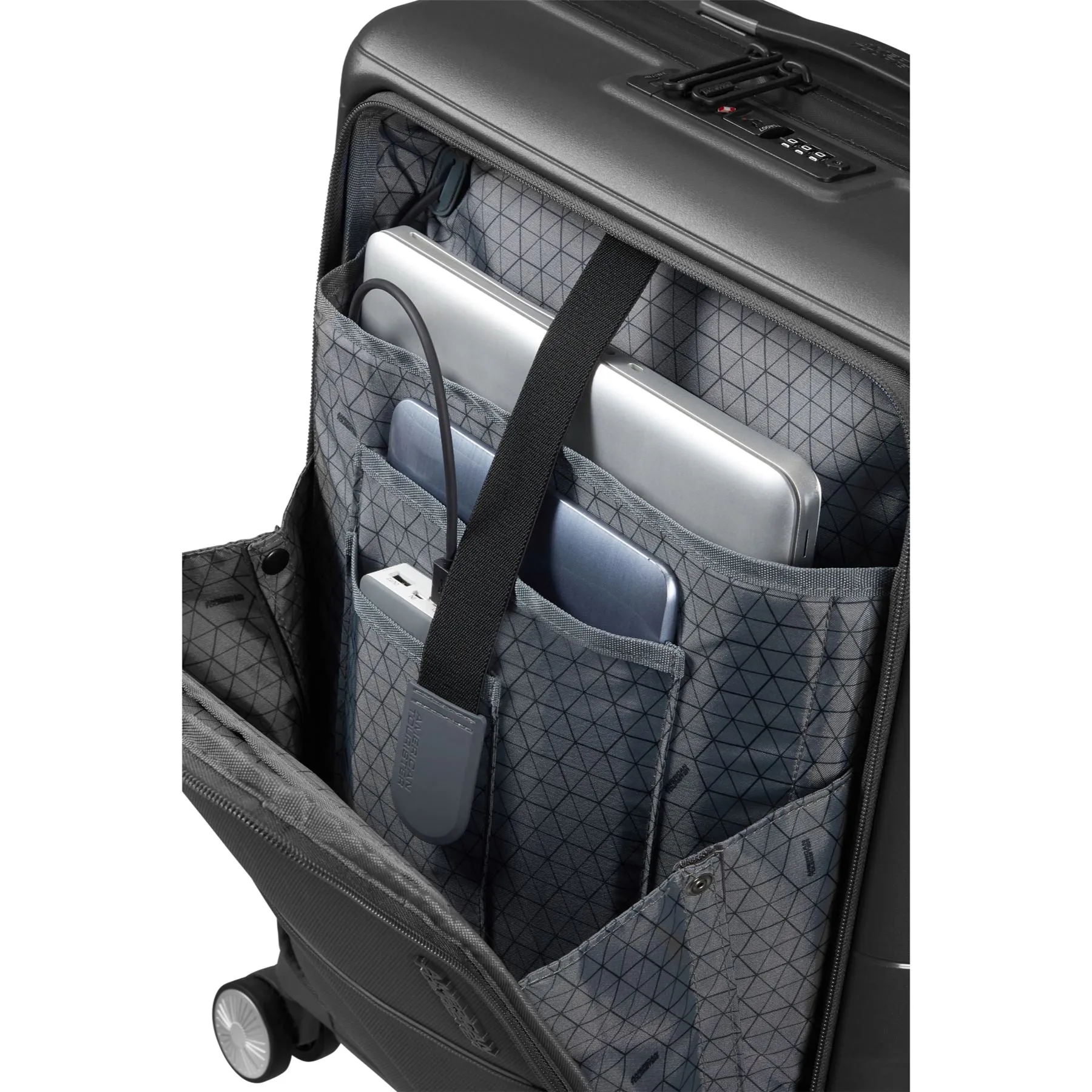 American Tourister Hello Cabin 4 Wheel Business Carry On Suitcase