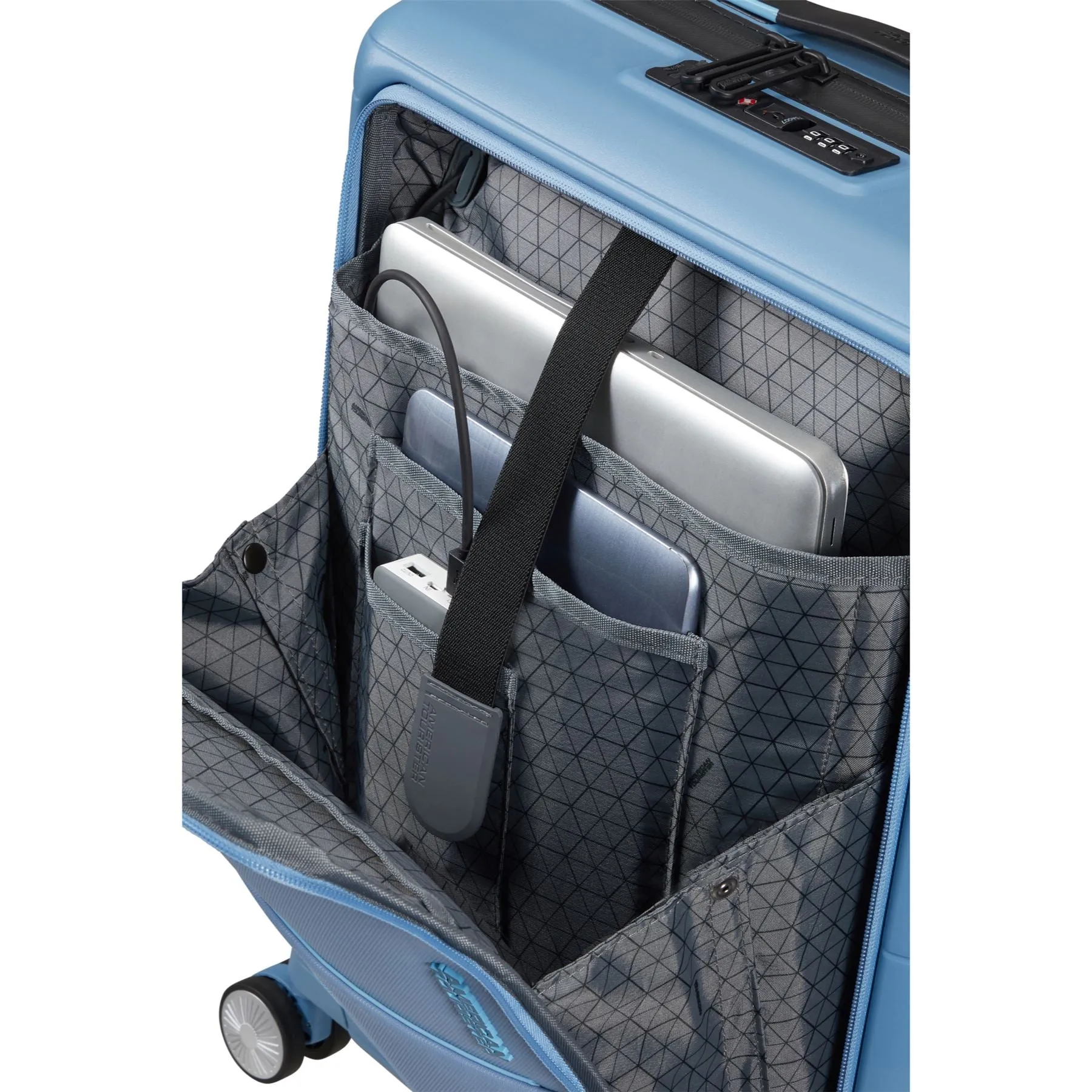 American Tourister Hello Cabin 4 Wheel Business Carry On Suitcase