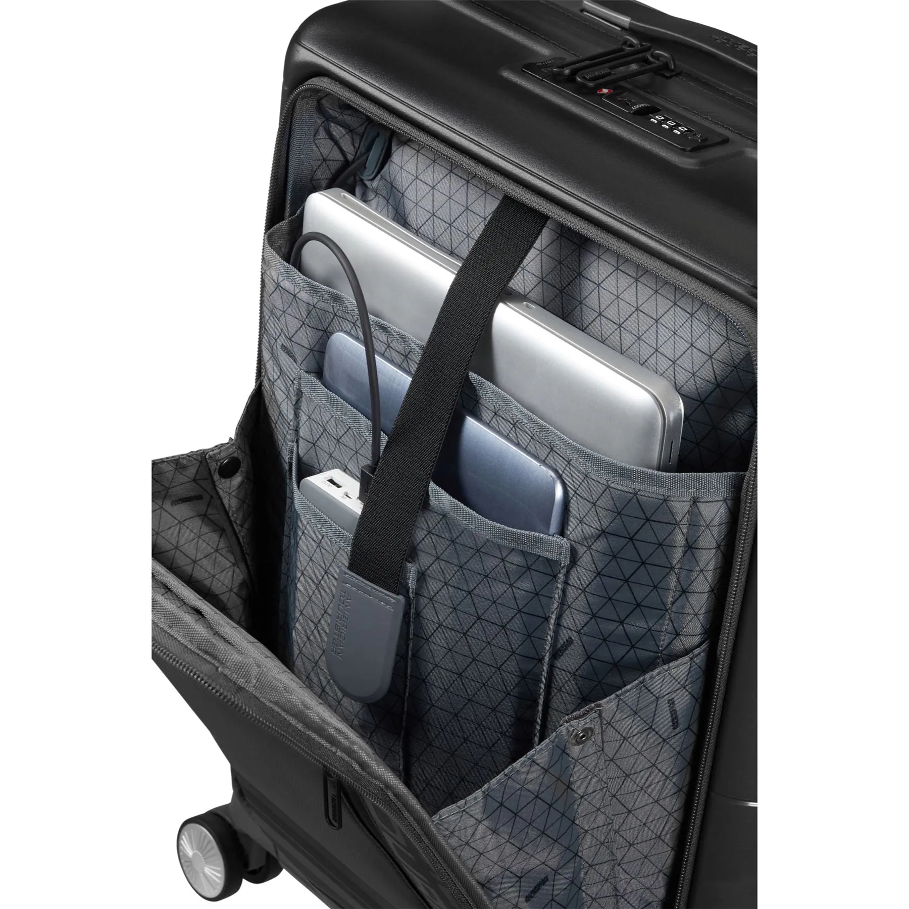 American Tourister Hello Cabin 4 Wheel Business Carry On Suitcase