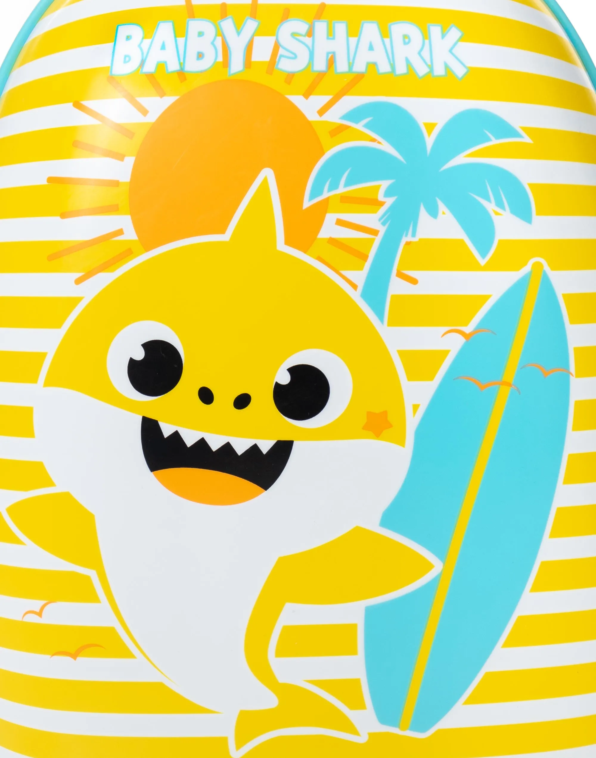 Baby Shark Unisex Kids Yellow Small Suitcase