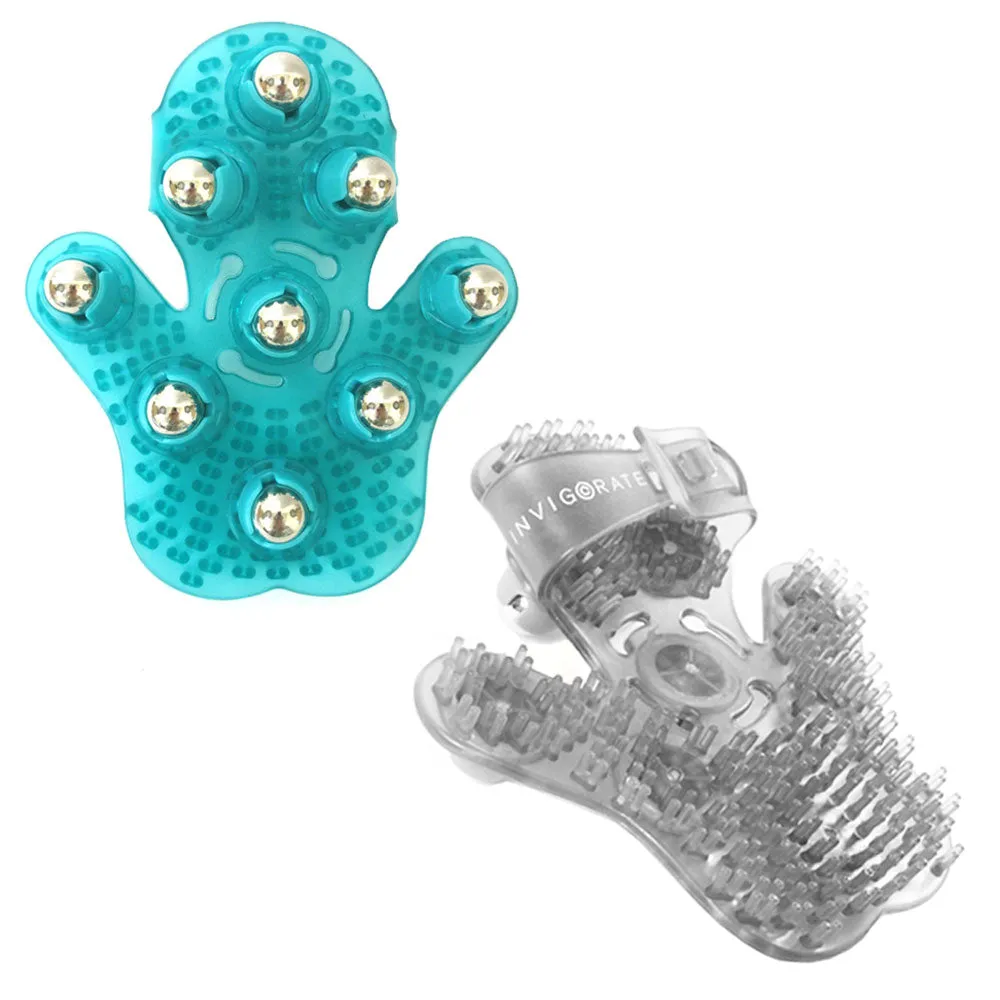 Body Massaging Glove Care Hand Hold Roller Rolling Massager Cellulite Relax New