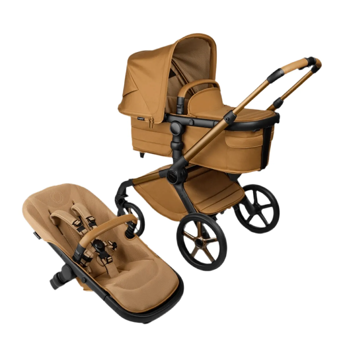 Bugaboo Fox 5 Noir  LIMITED EDITION- Amber Glow