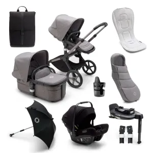Bugaboo Fox 5 Ultimate Newborn Bundle - Grey Melange