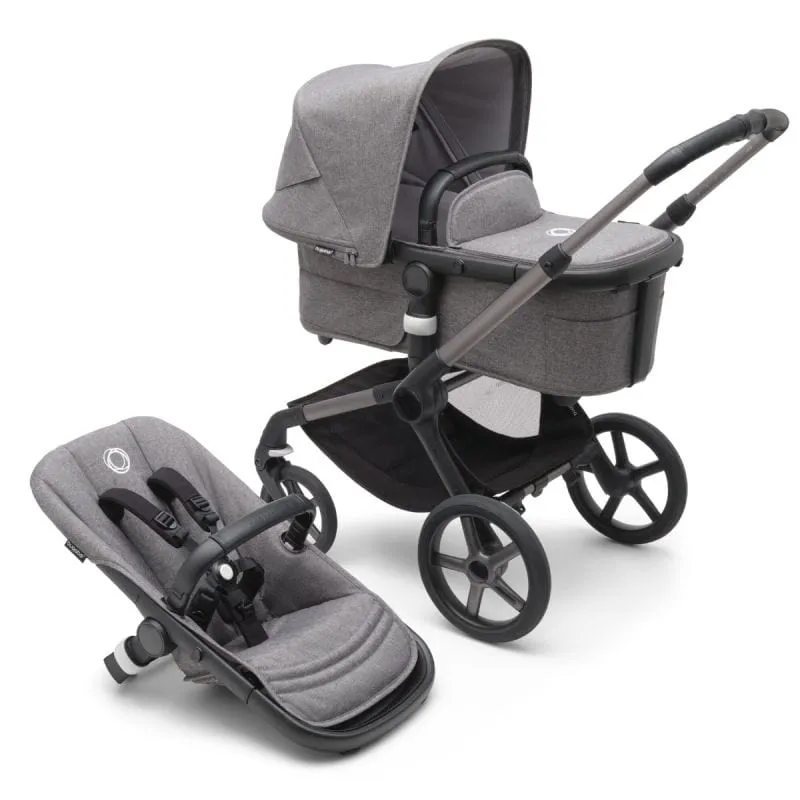 Bugaboo Fox 5 Ultimate Newborn Bundle - Grey Melange