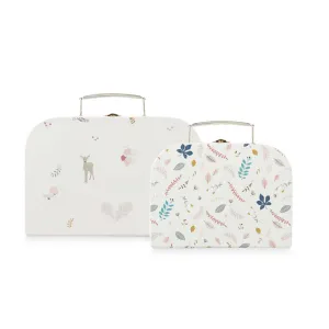 Cam Cam Kids Suitcases Set - Fawn   Pressed Leaves Rose