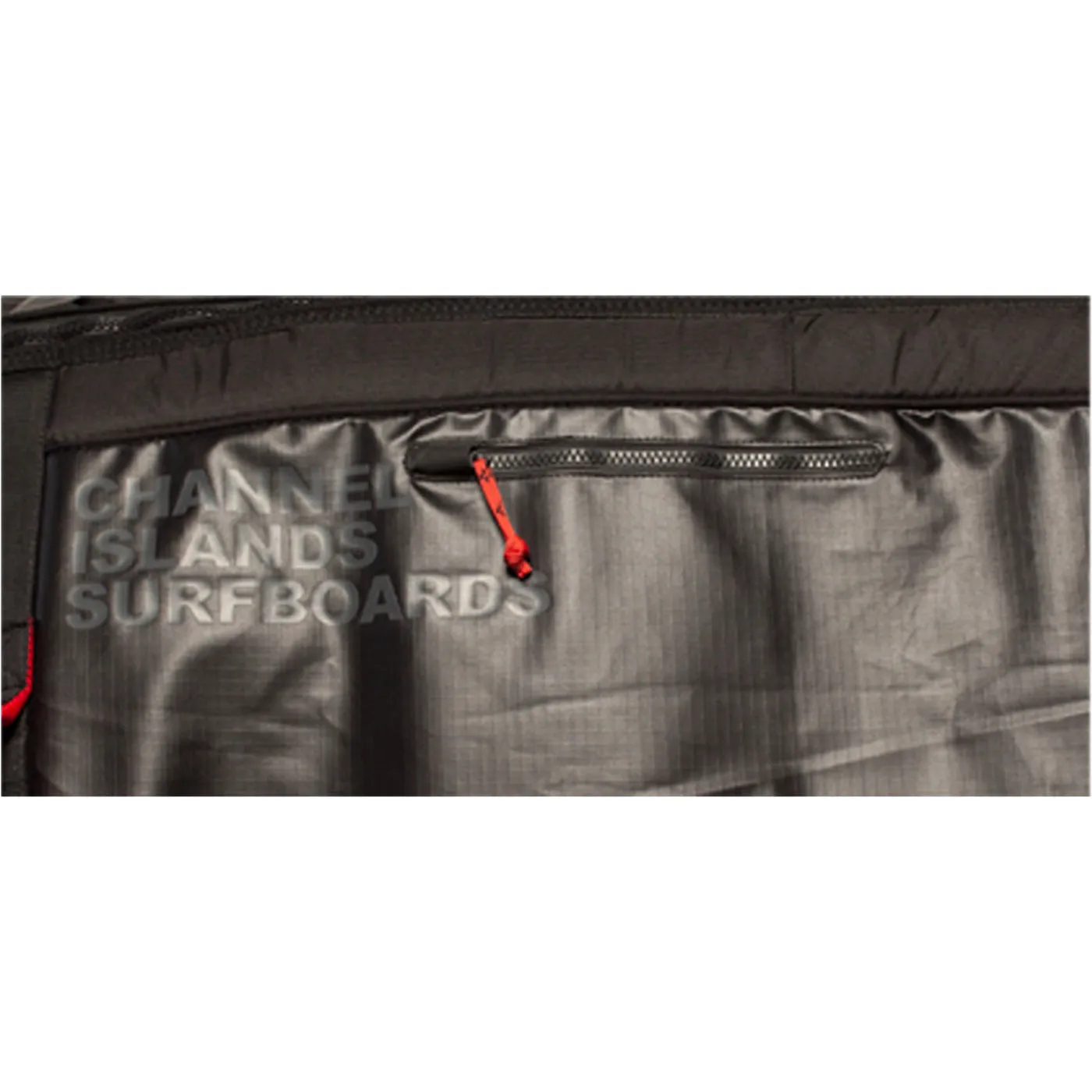 Channel Islands Board Cover - SINGLE/DOUBLE TRAVELER HYBRID BAG BLACK
