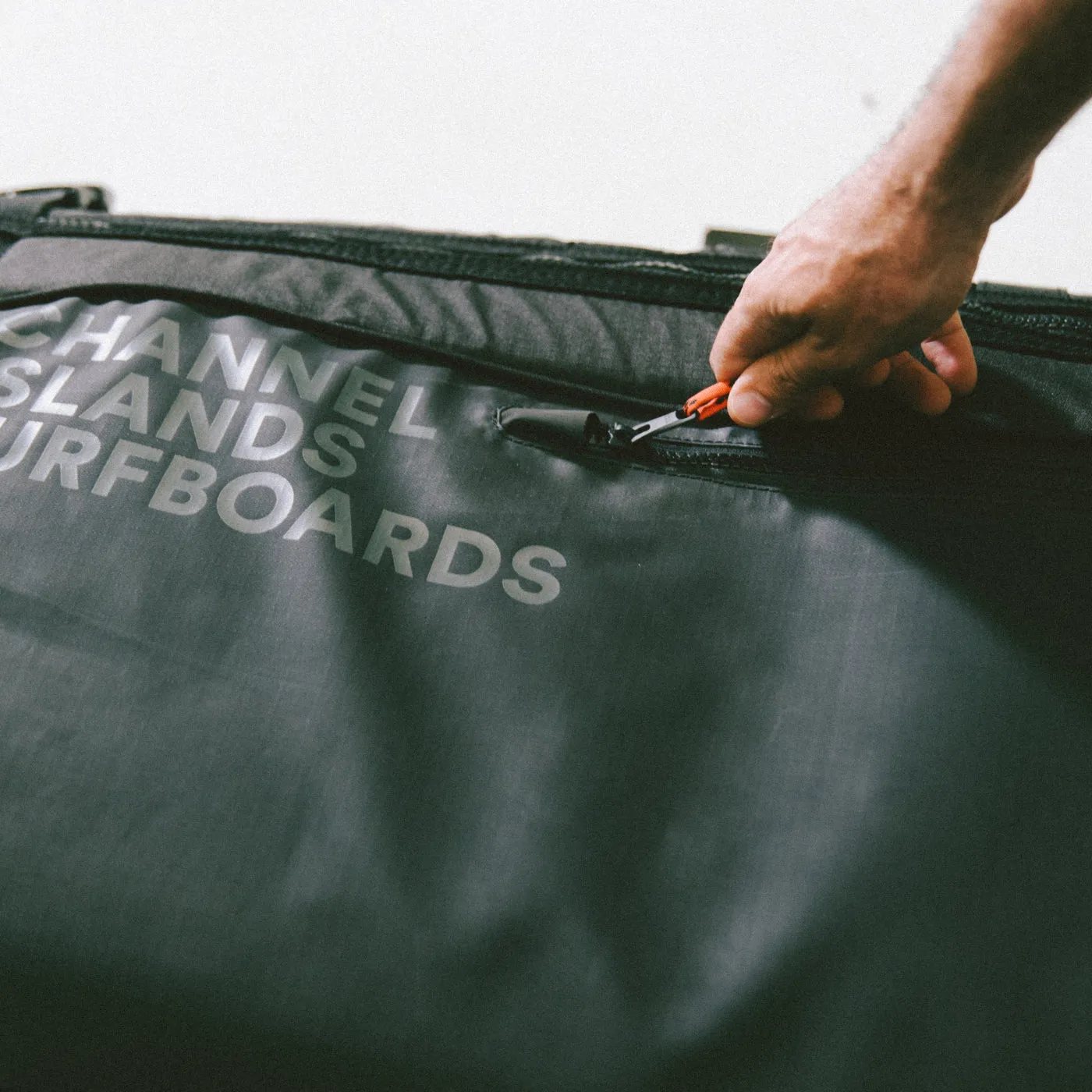 Channel Islands Board Cover - SINGLE/DOUBLE TRAVELER HYBRID BAG BLACK