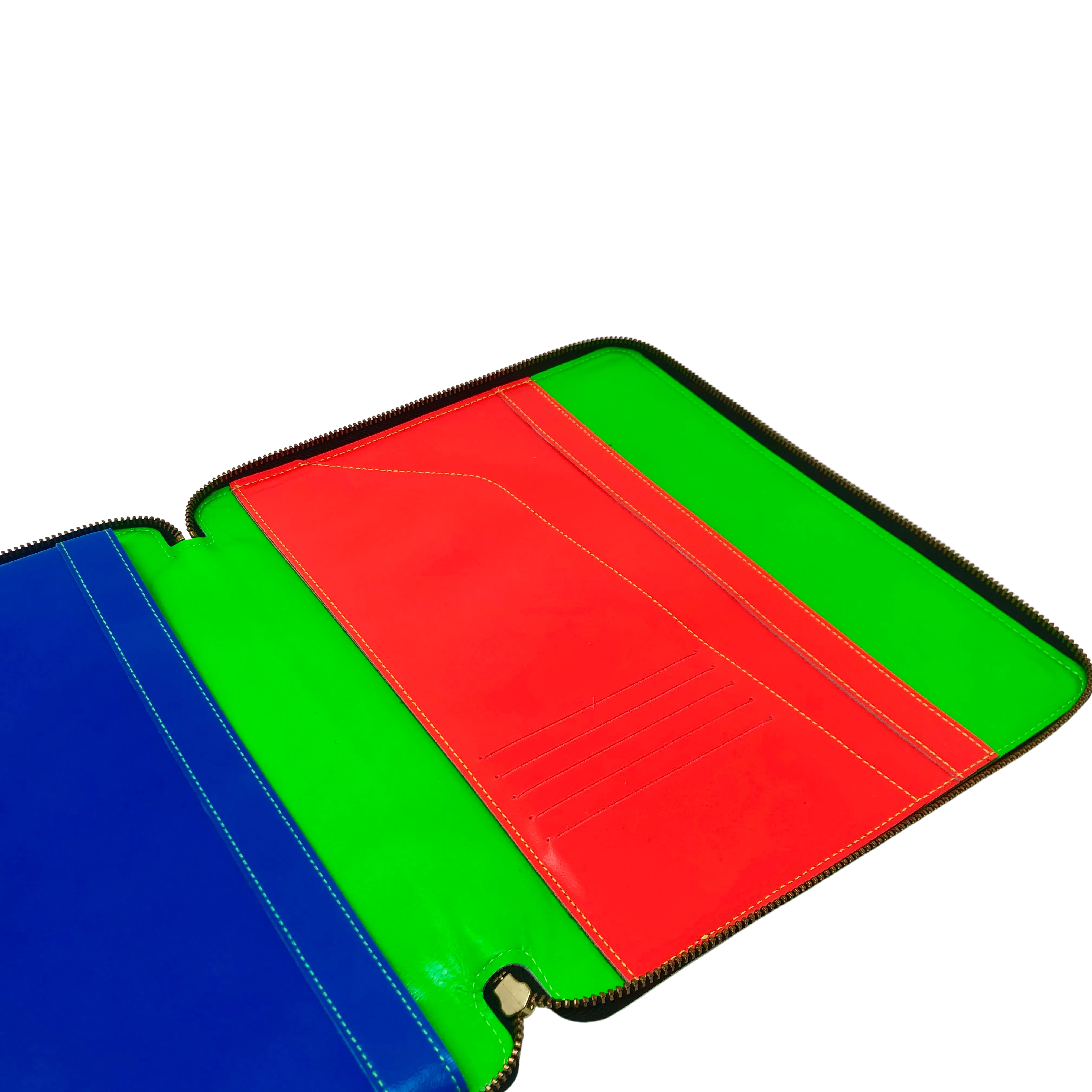 Comme des Garçons Super Fluo Green iPad case