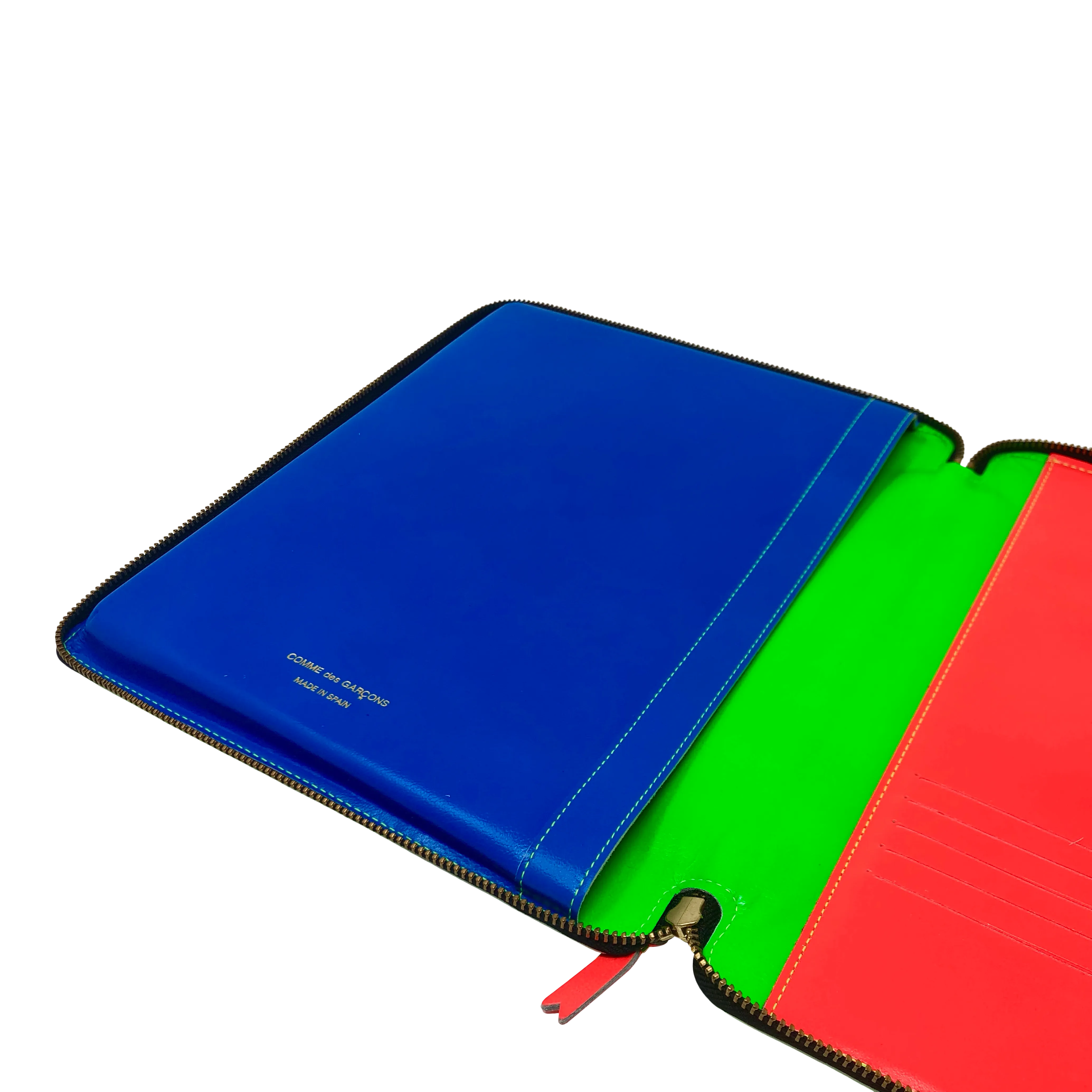 Comme des Garçons Super Fluo Green iPad case