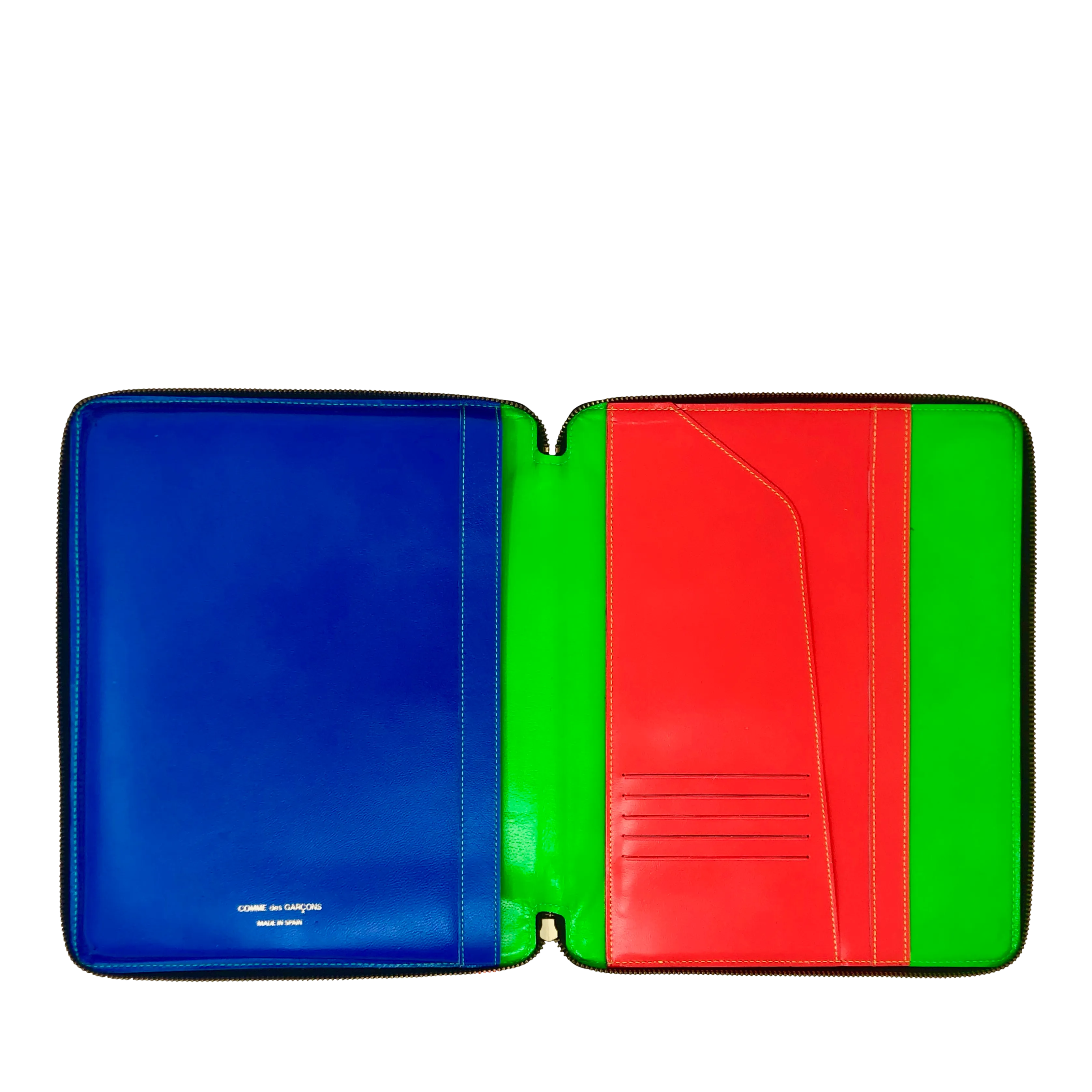 Comme des Garçons Super Fluo Green iPad case