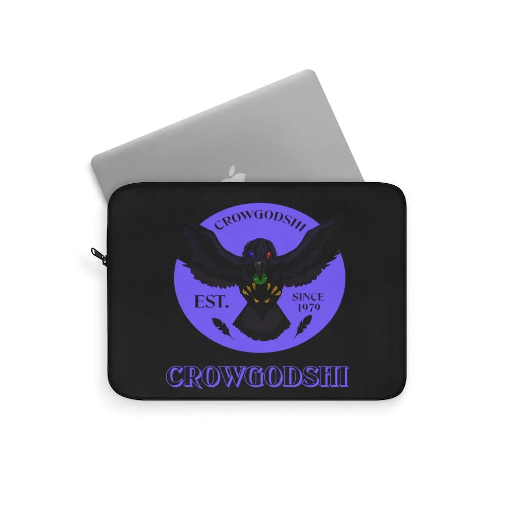Crowgodshi First Generation Laptop Sleeve, PURPLE LOGO