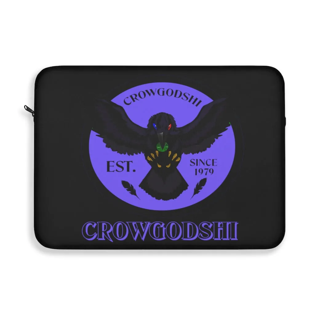 Crowgodshi First Generation Laptop Sleeve, PURPLE LOGO