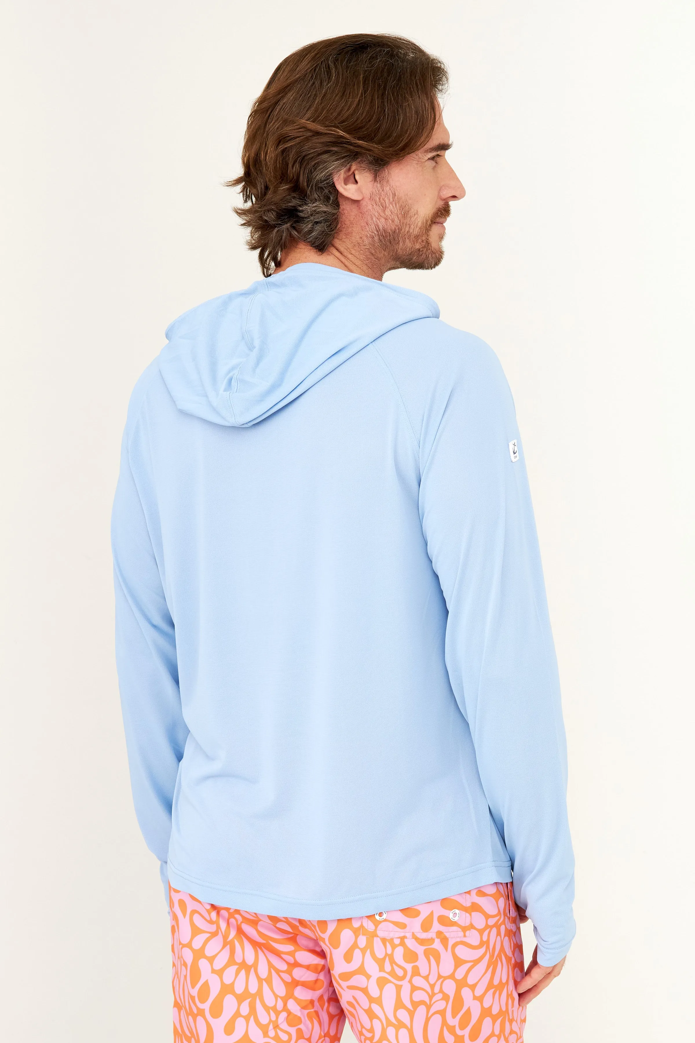 Eli Hoodie UPF50 Top - Serenity Blue