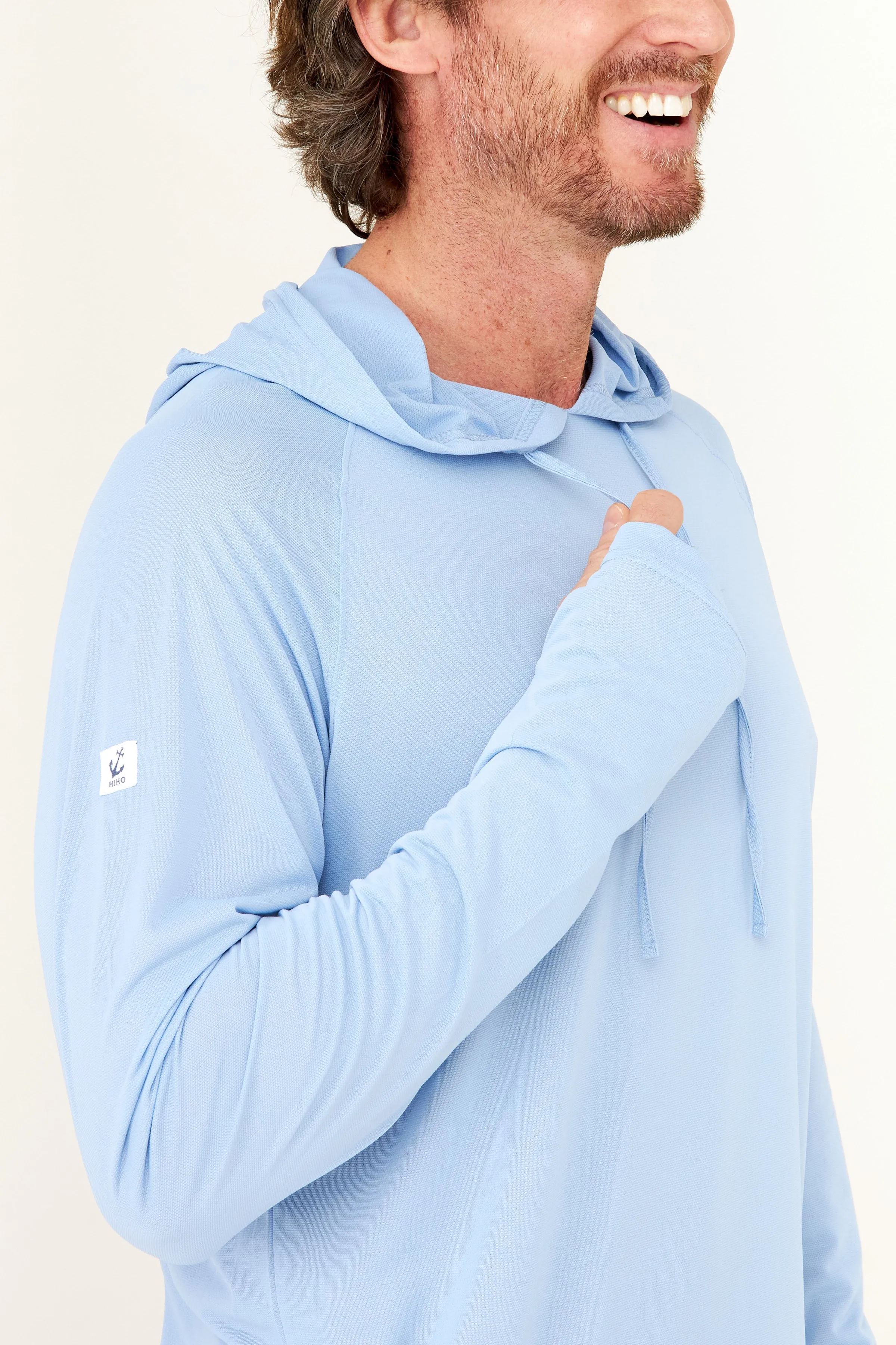 Eli Hoodie UPF50 Top - Serenity Blue