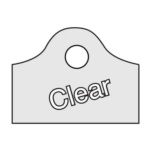 Frosted Super Wave Bags 22 x 18 x 8 - (Clear Frost)
