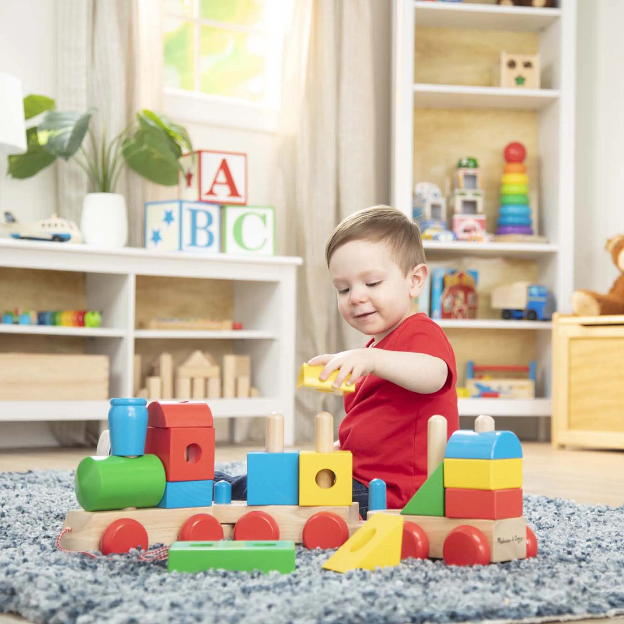 Jumbo Wooden Stacking Train - Classic