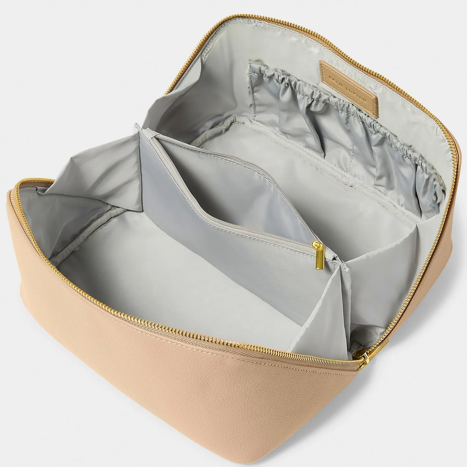 Katie Loxton Large Make Up Wash Bag Light Taupe