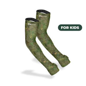 Kid's Protection Sleeves - Green Brush Camo