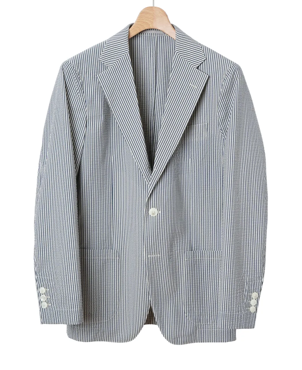 Lightweight Wool Seersucker Jacket