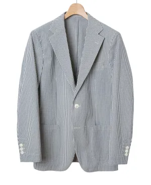 Lightweight Wool Seersucker Jacket