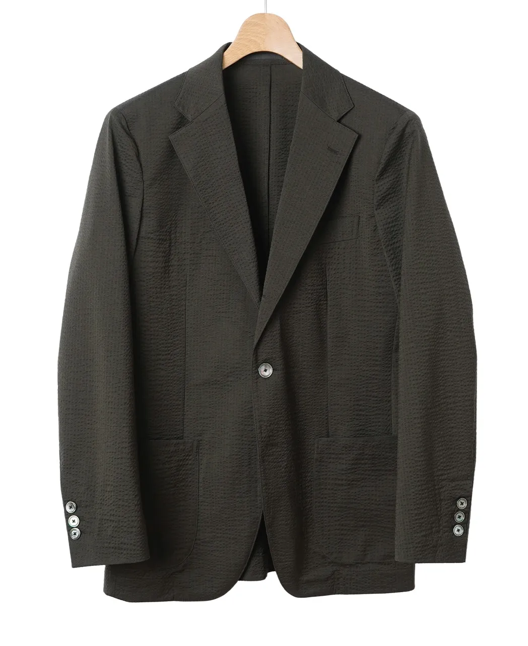 Lightweight Wool Seersucker Jacket