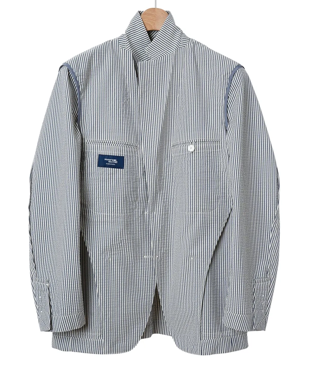 Lightweight Wool Seersucker Jacket