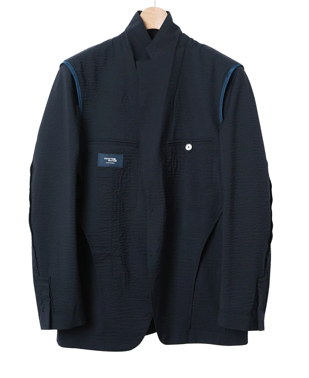 Lightweight Wool Seersucker Jacket
