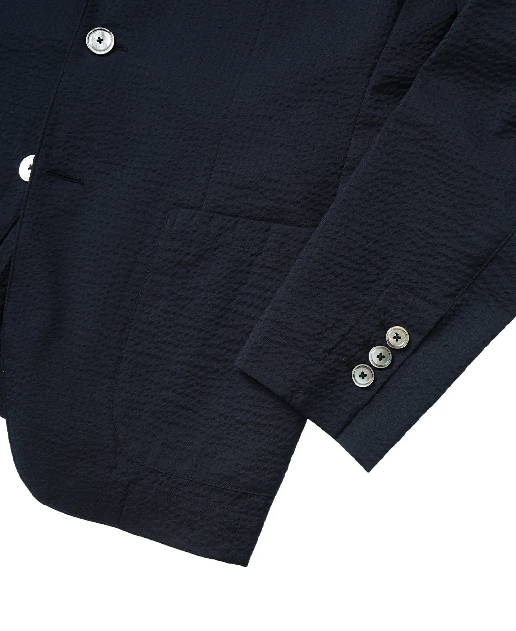 Lightweight Wool Seersucker Jacket