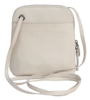 Lilly Leather Crossbody Bags - Oat