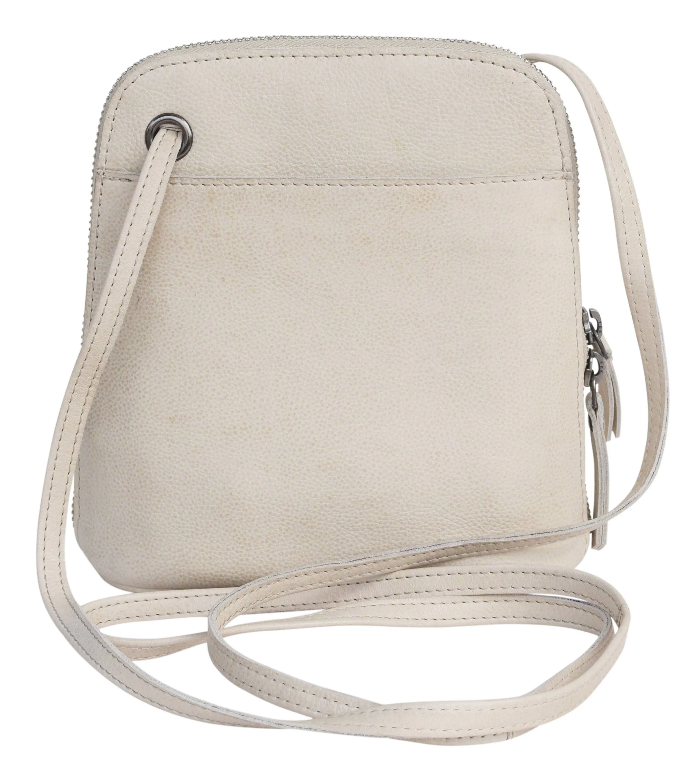 Lilly Leather Crossbody Bags - Oat