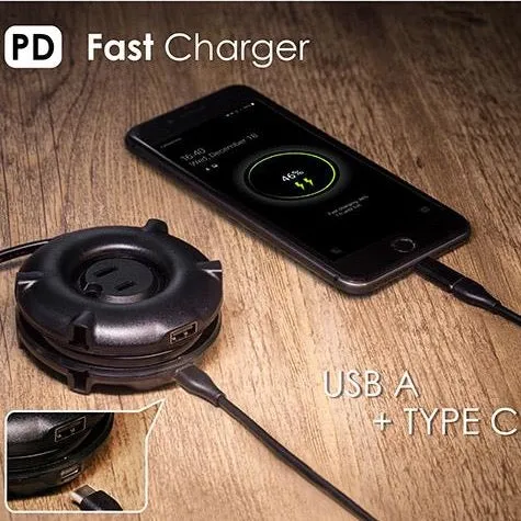 MOGICS Super Bagel - World's Only Travel Power Strip