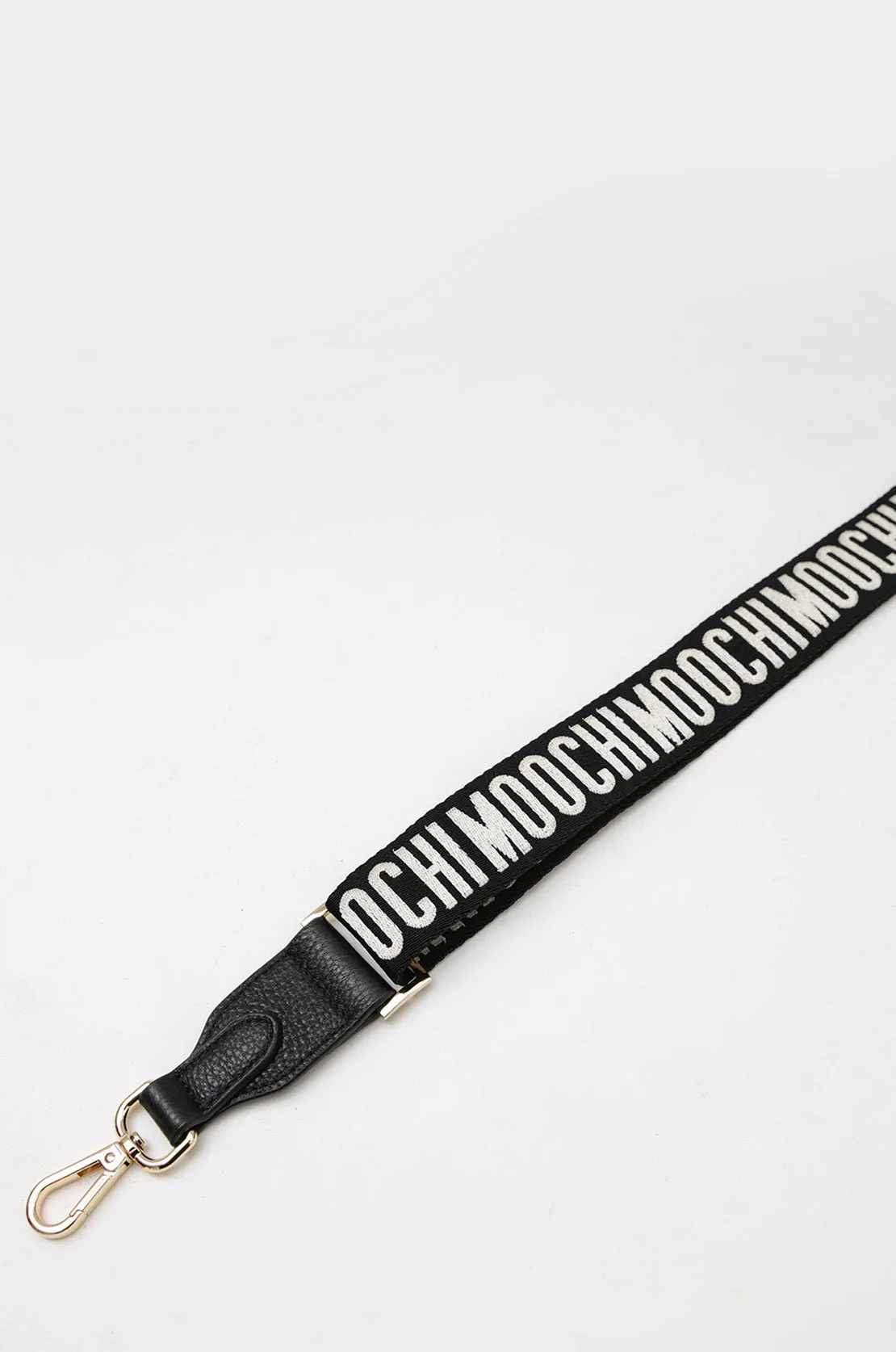 moochi weekender bag strap / black|natural|gold