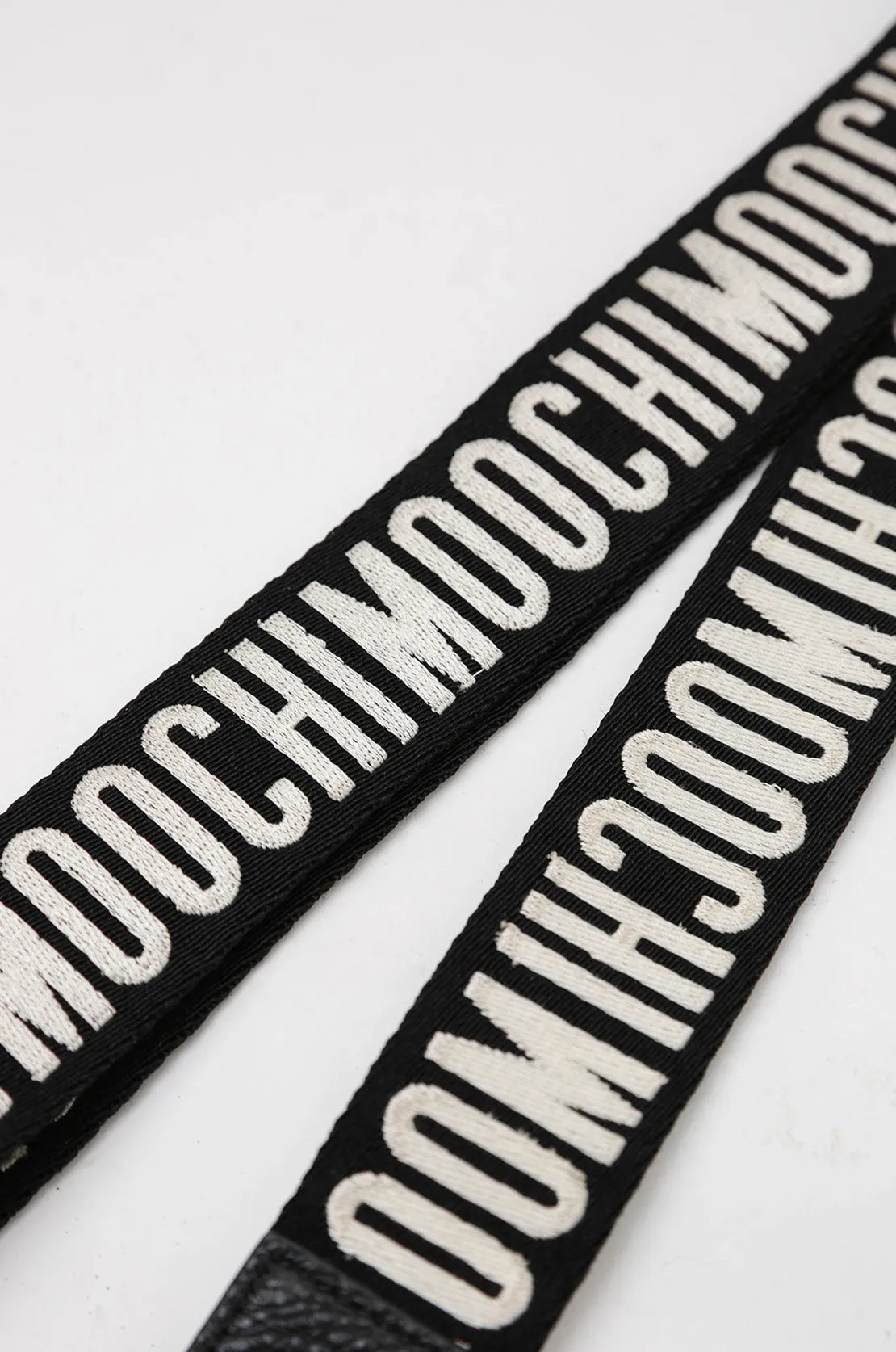 moochi weekender bag strap / black|natural|gold