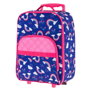 Rainbow Print Personalised Luggage Bags
