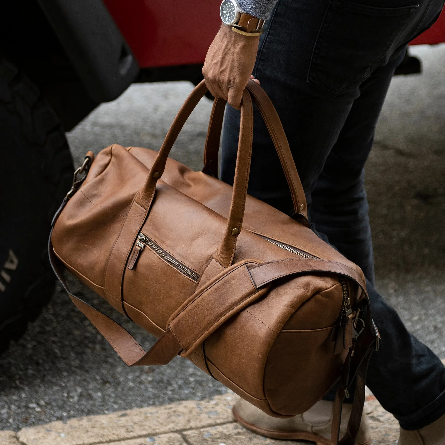 Reclaimed: Duffel in Heirloom Oak