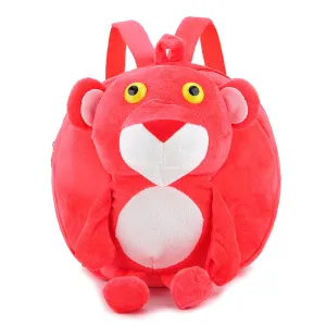 Red leopard Children's baby plush toy small school bag backpack cartoon bag