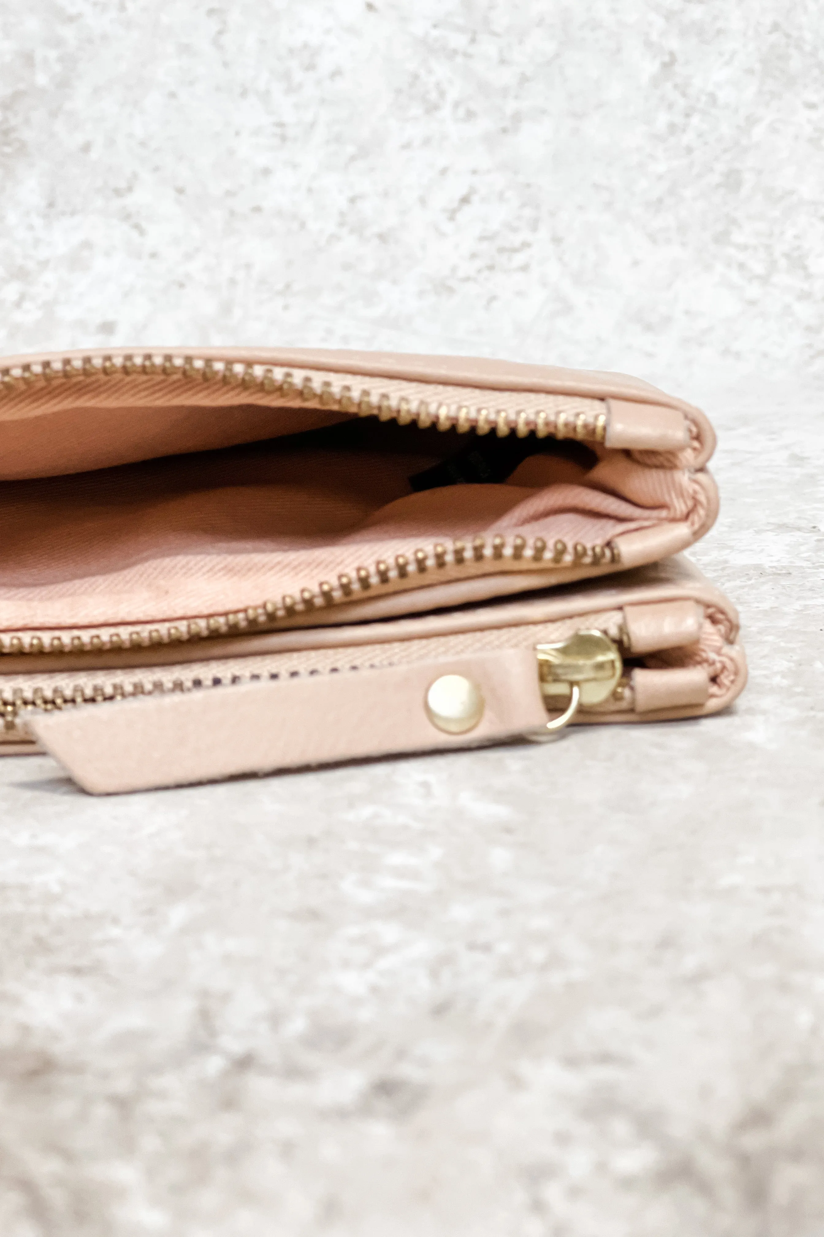 Rose & Lyle | Ash Emboss Wallet | Blush